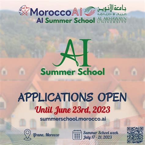 Session 1 July 7 - 19, 2024. . Artificial intelligence summer school 2023